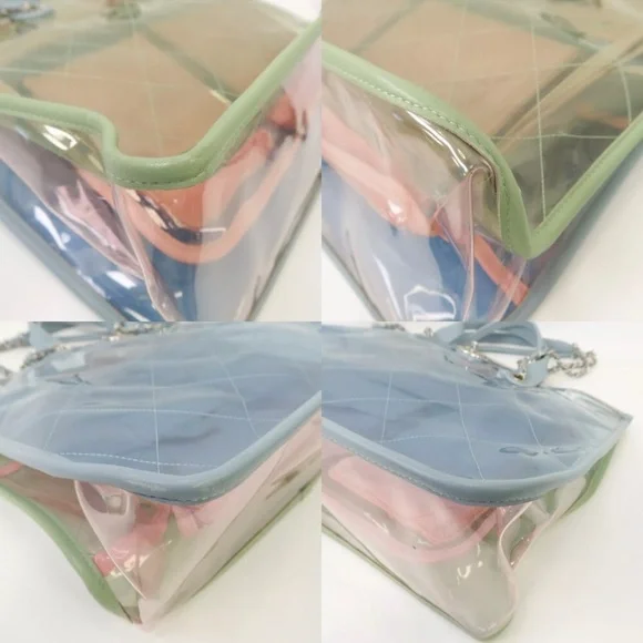 💎✨ GORGEOUS ✨💎 RUNWAY CHANEL CLEAR TOTE COCO SPLASH - Picture 10 of 14